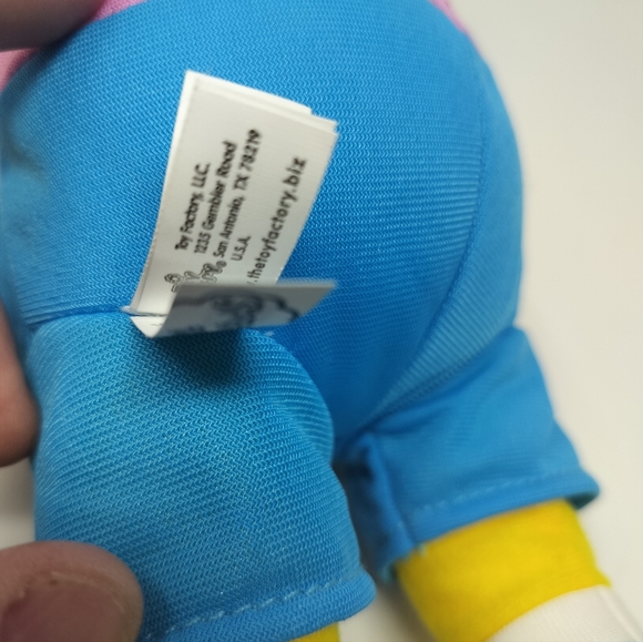 NWT The Simpsons Bart Krusty Fan Plush Toy 20” Tall Krusty Clown Fan Hat Doll - Picture 9 of 10